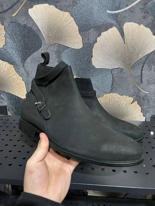 Сапоги натуральный нубук