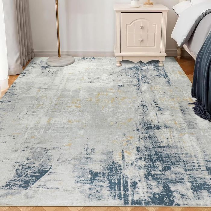 160х230см Модерен Килим с къс косъм, перящ се в пералня, Famibay