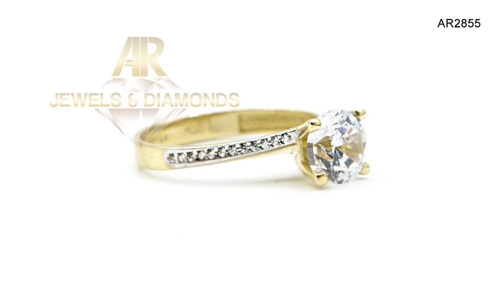 Inel Aur 14 K model nou deosebit ARJEWELS(AR2855)