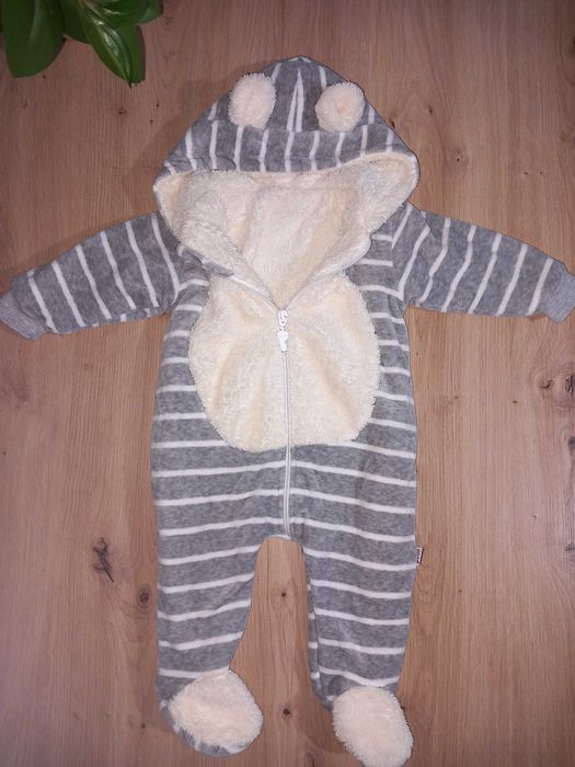 Топъл пухен бебешки космонавт - ескимос