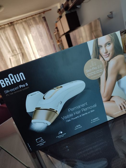 Нов Фотоепилатор Braun Silk expert Pro 5 PL5382 IPL