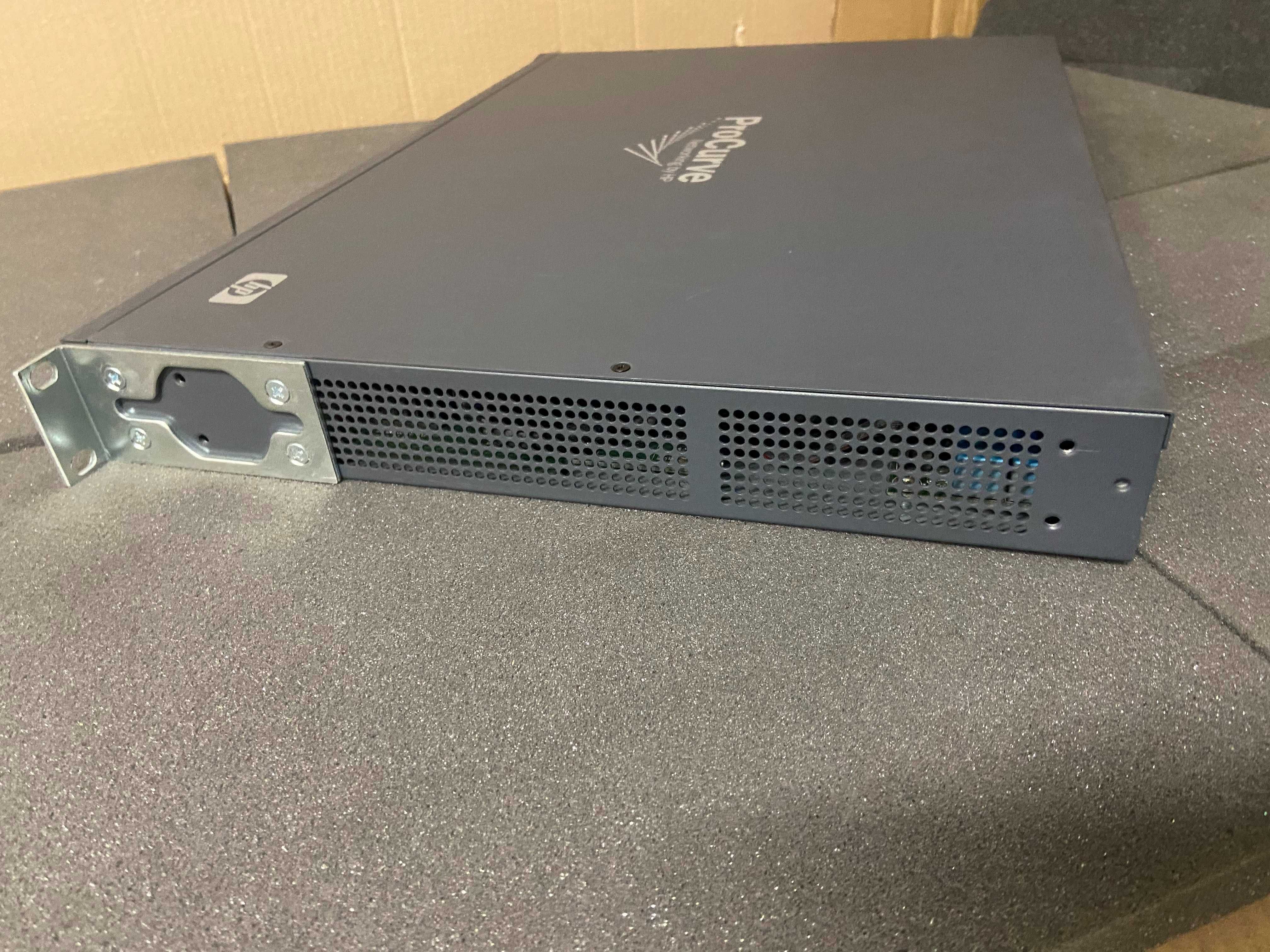 PoE суич HP ProCurve 2610-24 - 24 портов switch видеонаблюдение камери