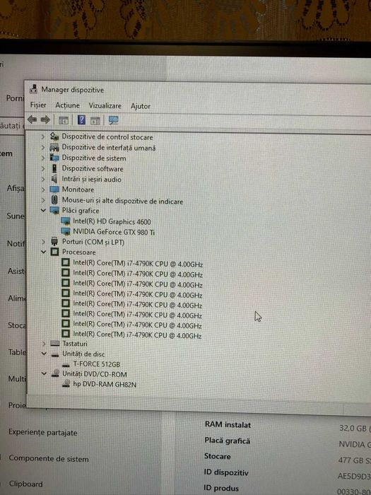 PC Intel Core i7-4790K 32GB RAM GTX 980 TI + Monitor
