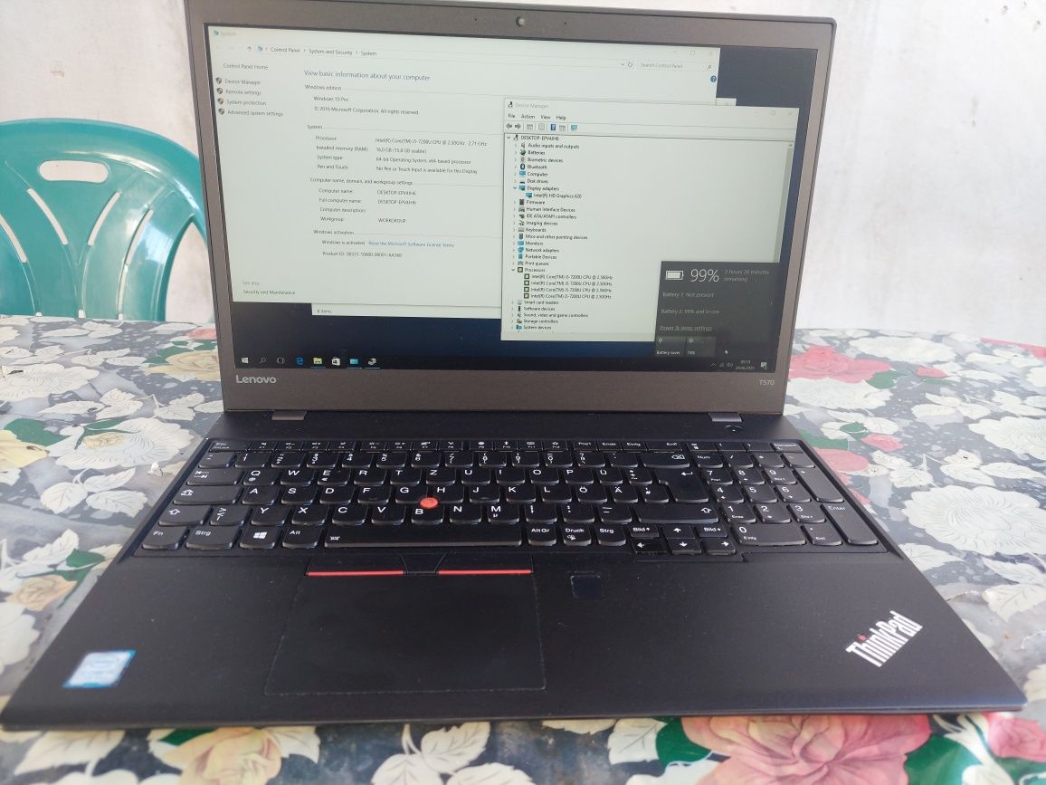 Laptop Lenovo Thinkpad T570 i5