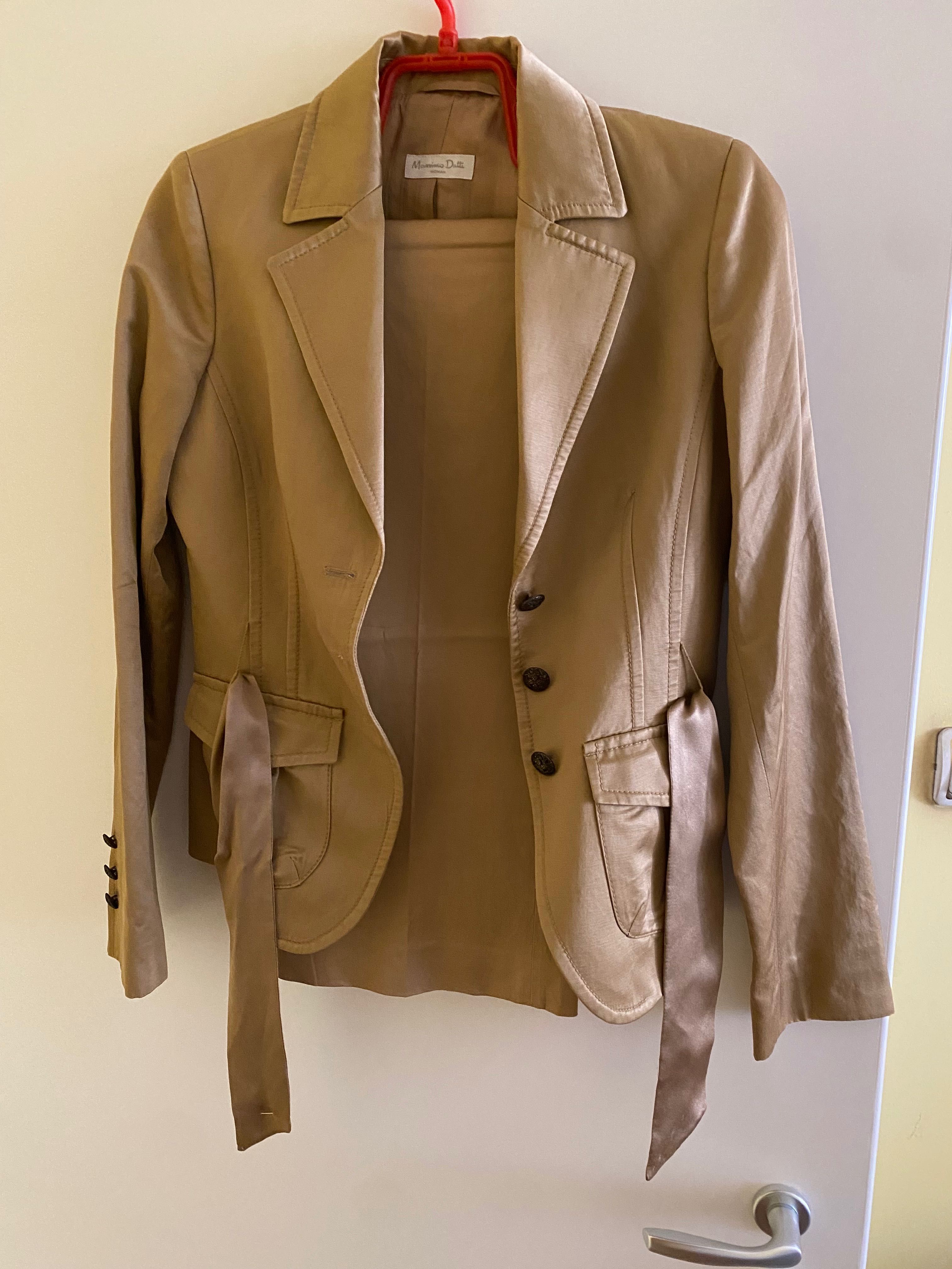 Костюм Massimo Dutti в златно