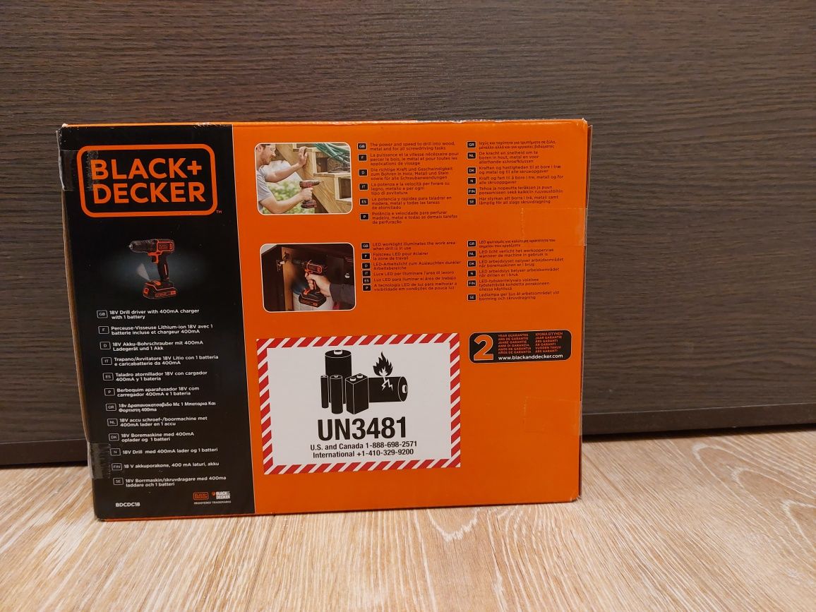 Black&Decker Masina de gaurit / insurubat 18V BDCDC 18