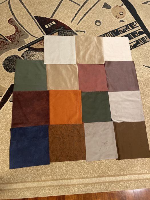 Продам новые тканевые материалы квадратные  размер 29 на 29