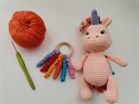 Set Unicorn și jucărie Montessori-tentacule