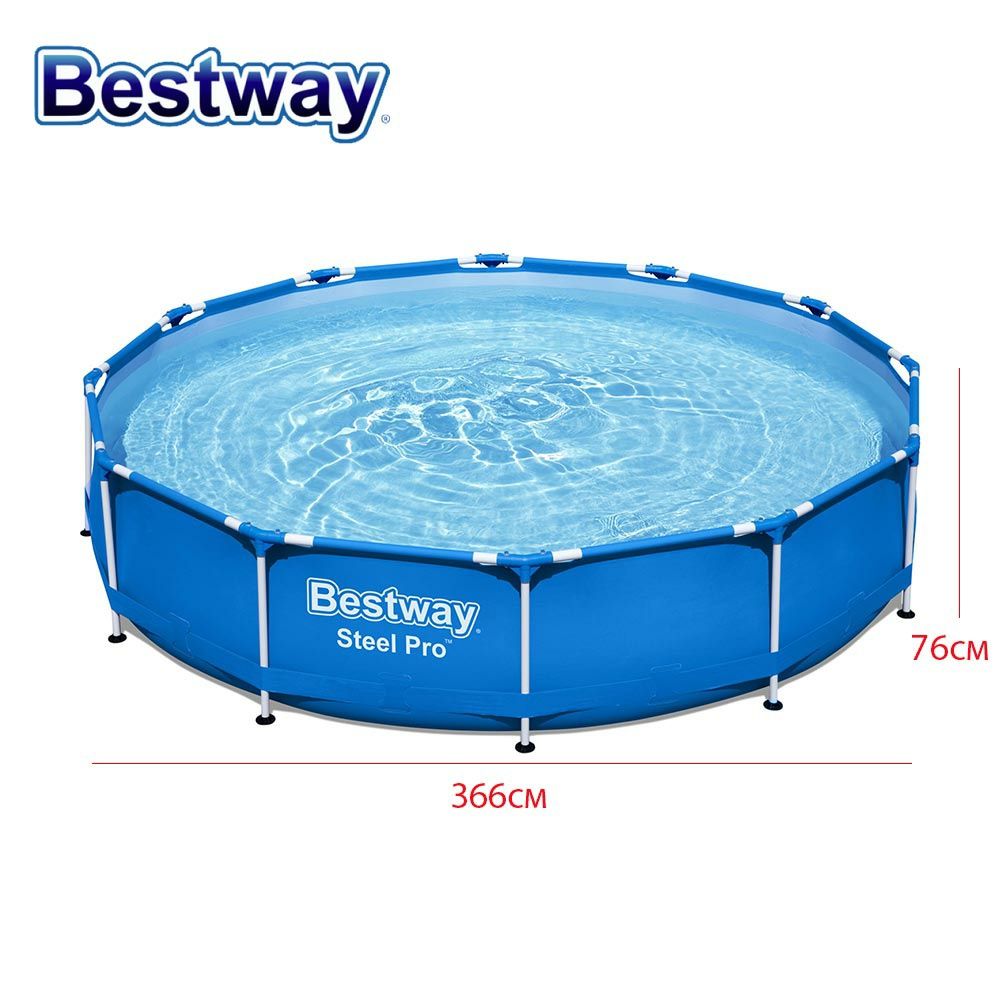 НОВ!Басейн 366/76см.без помпа Bestway с гаранция 2г.