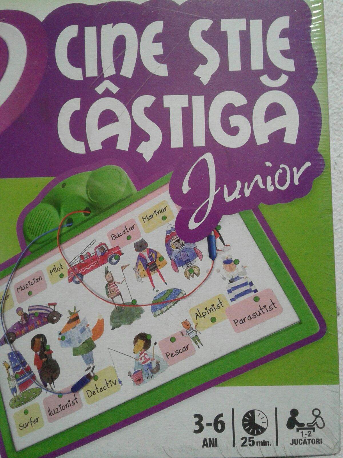 Joc electronic Cine stie castiga Junior, 3-6 ani, nou, sigilat