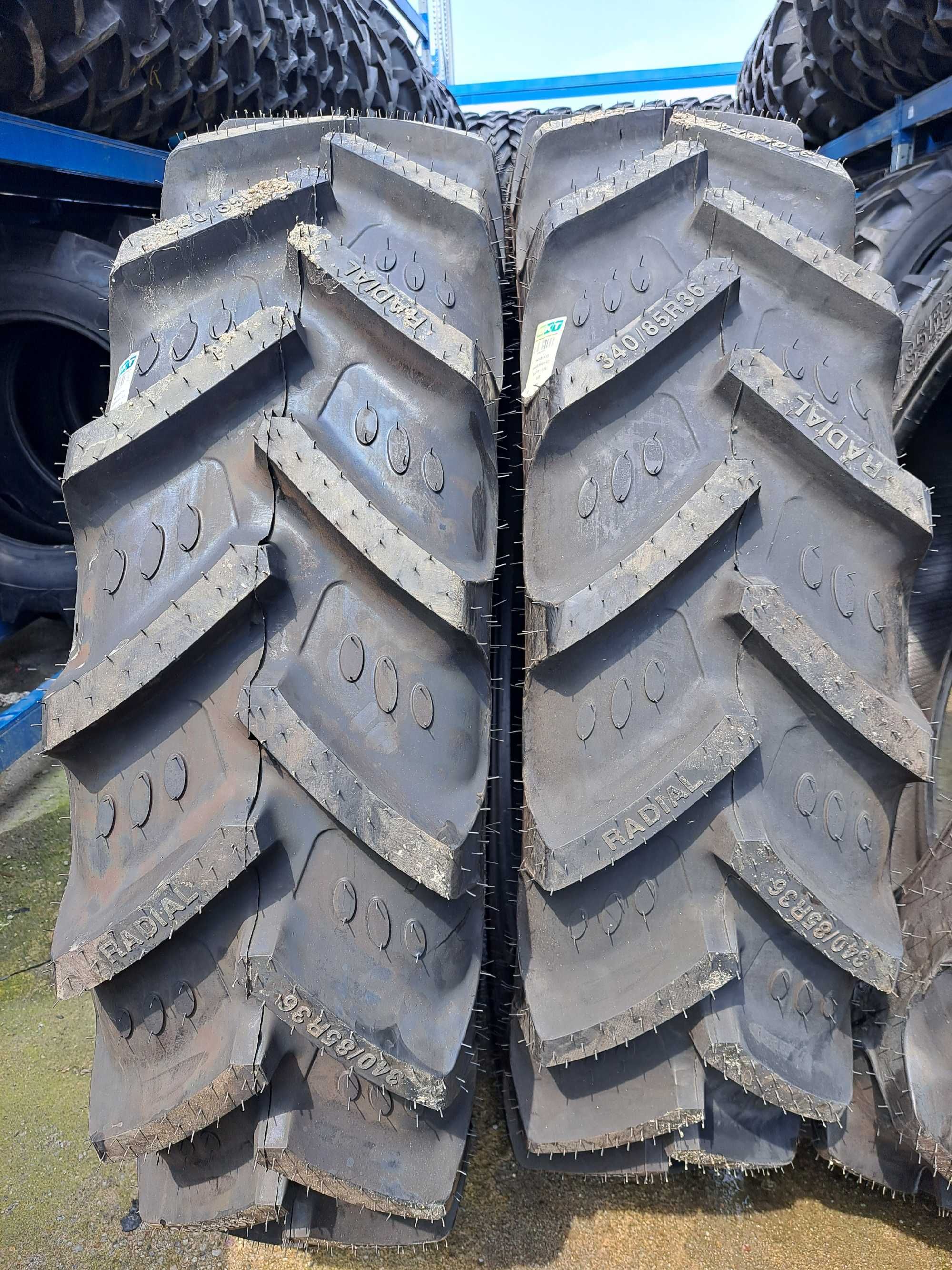 Anvelope noi radiale 340/85R36 BKT AGRIMAX cauciucuri TUBELESS 13.6R36