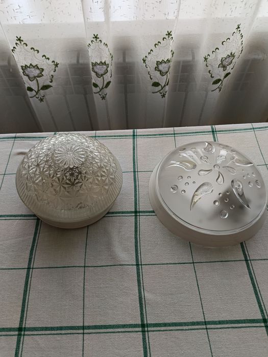 Светильники пластик и стекло