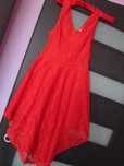 rochie dantela rosie superba 34