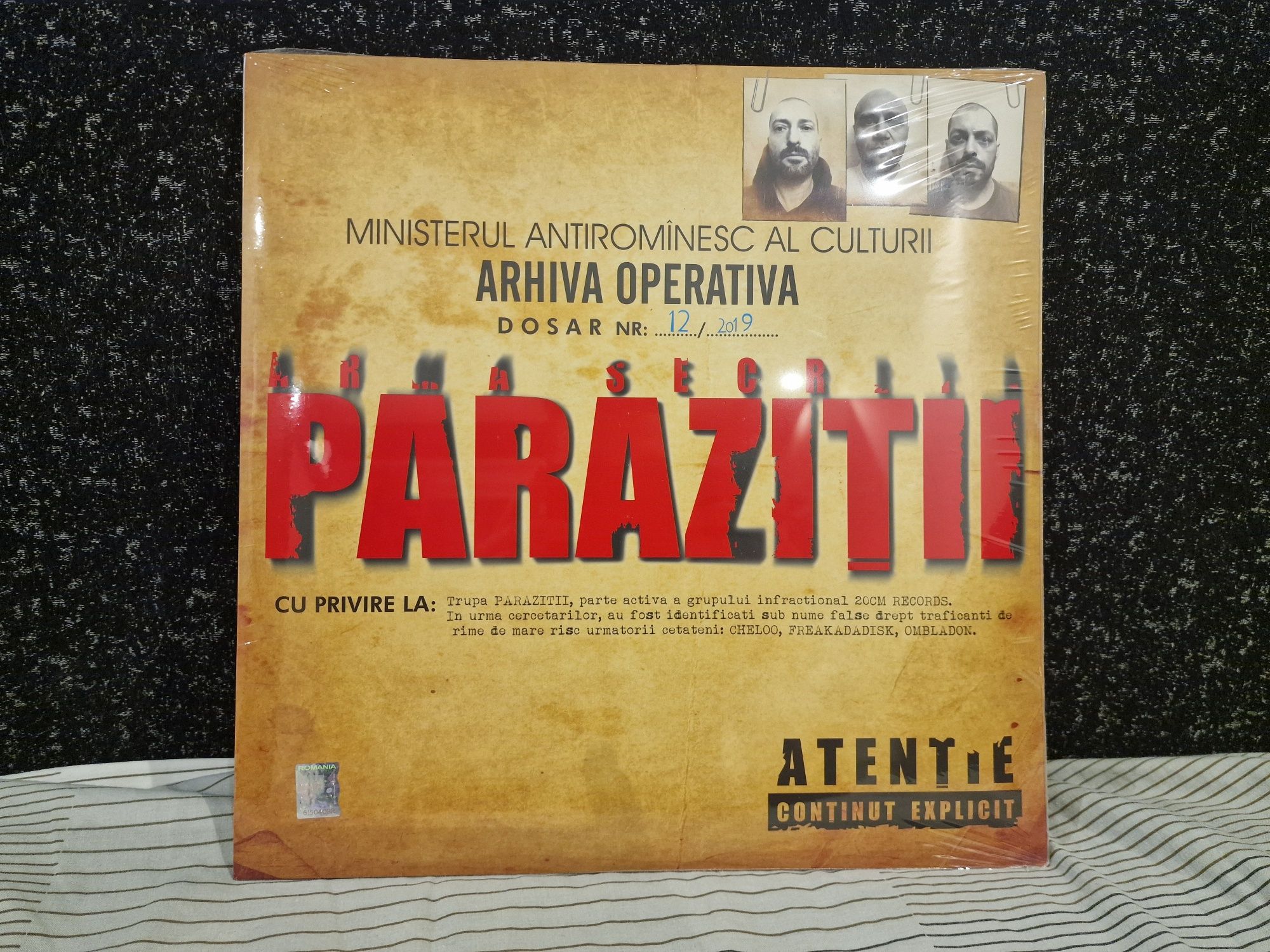 Vinil Hip Hop Parazitii - Arma Secreta Sigilat