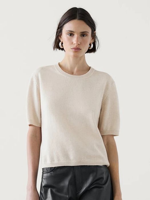 Pulover Massimo Dutti cu maneci scurte