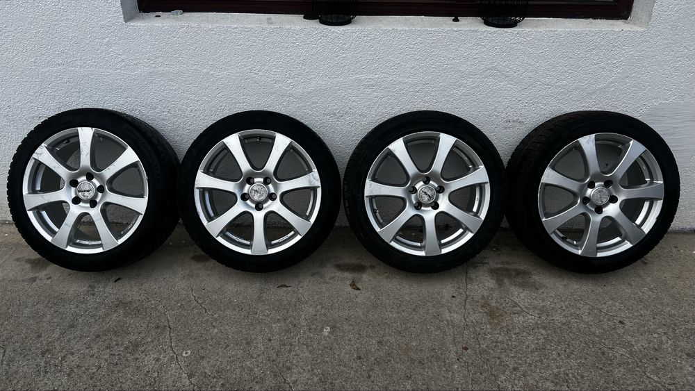 Jante aliaj 5x108 R17 cu anvelope M+S 225/45 R17
