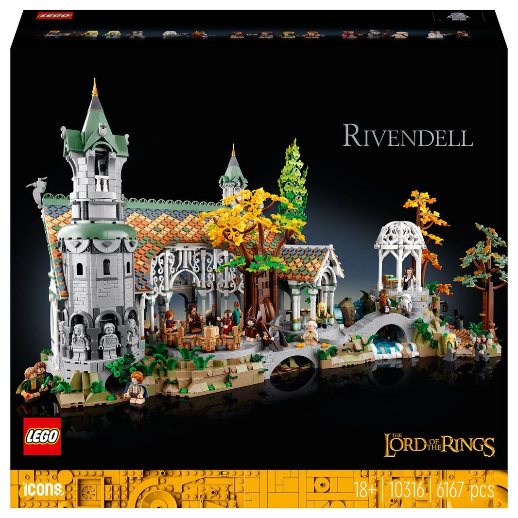 Lego 10316 Ривендел Властелинът на пръстените и Lego 10333 Барад-дур