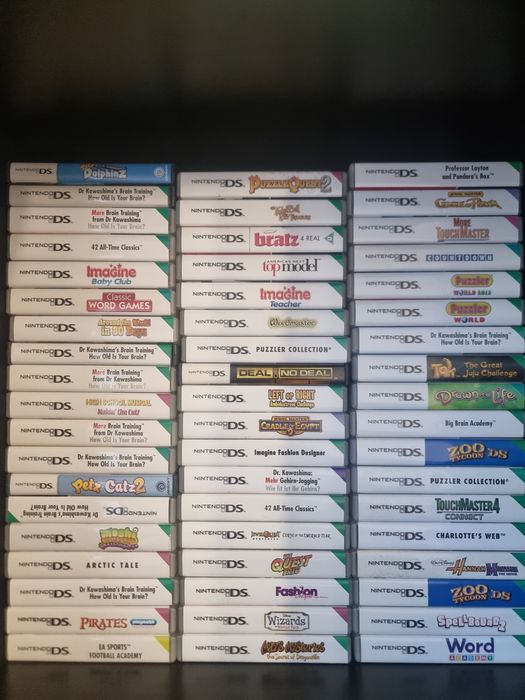Colecție jocuri Nintendo DS  -120 bucăti