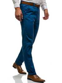 GLO-STORY Pantaloni barbat slim fit albastru Marime: 30/32