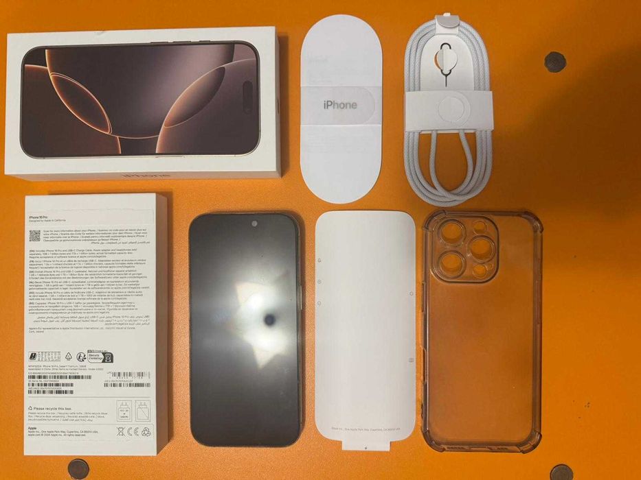 iPhone 16 PRO Desert Titanium 128 GB, ca NOU