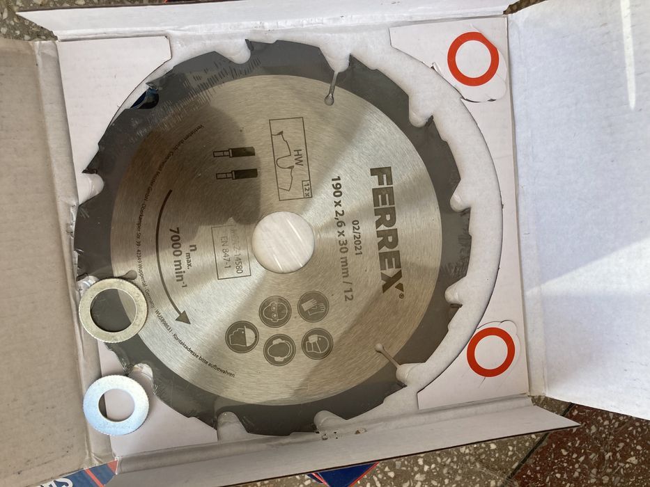 Panza Disc Circular pentru Lemn 190x2,6x30mm