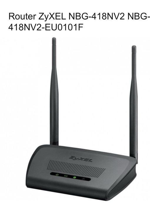 Zyxel NBG-418N v2. Wi-Fi 4 (802.11n)