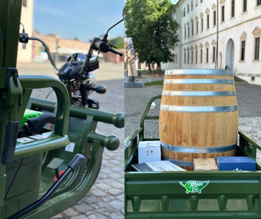 Triciclu electric MoveEco omologat limitat 25 km/h