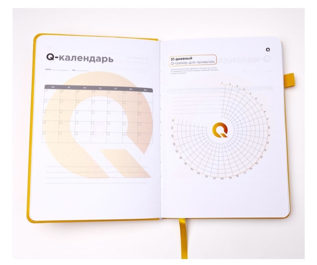 Планер Qplanner PRO (на русском), A5,  комбинированная