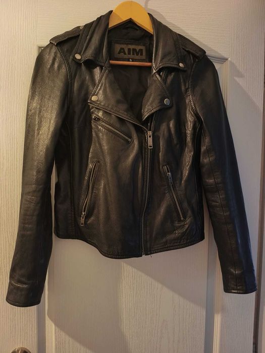geaca de dama din piele naturala AIM