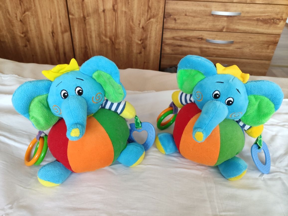 Играчки за близнаци - две меки слончета