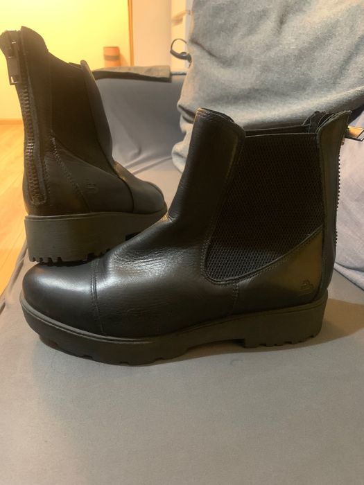 Черни боти естествена кожа, NEW BALANCE