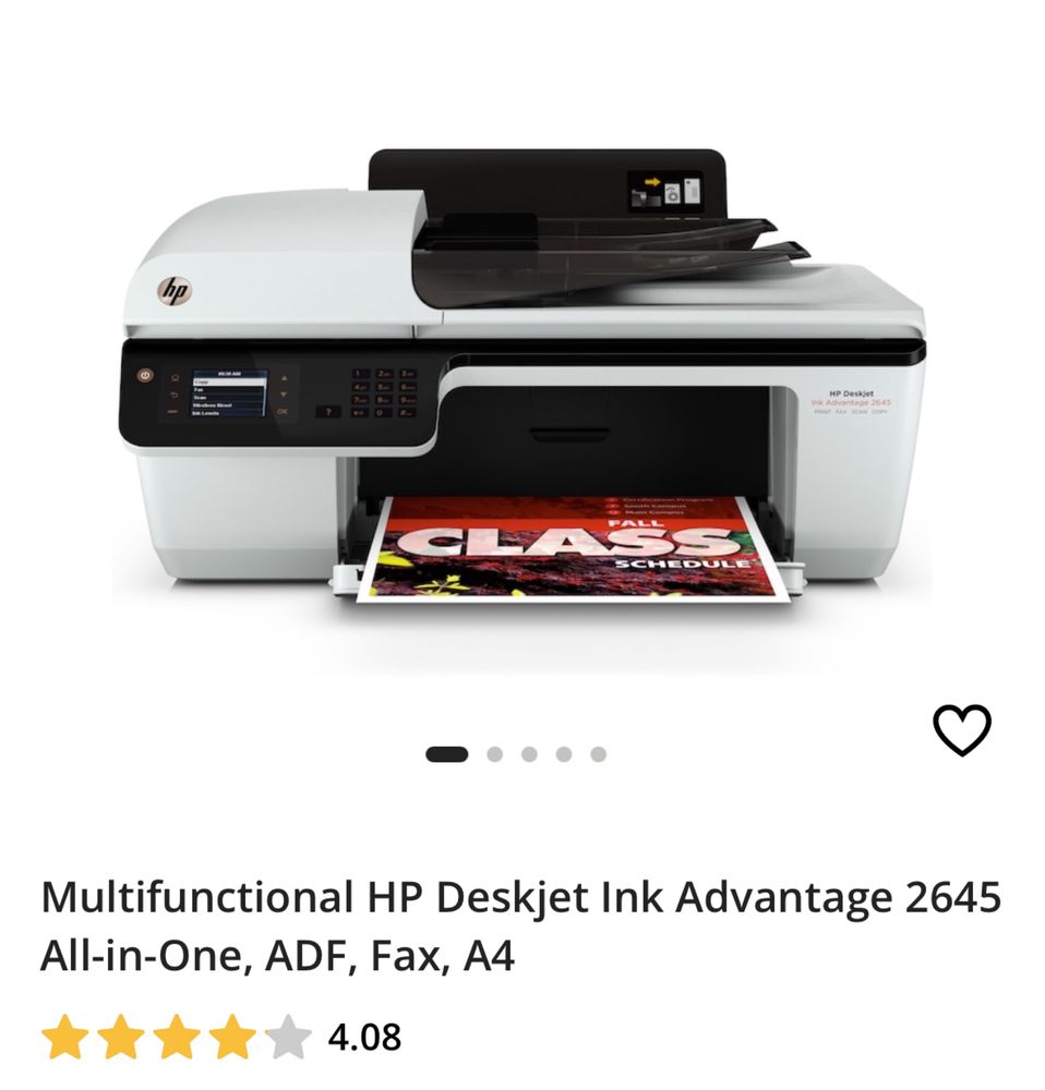 Imprimanta hp deskjet model 2645