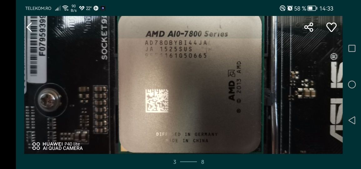 Amd A10 Pro - 7800B R7 12 Compute cores
