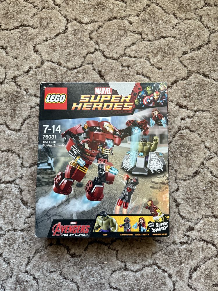Lego Superheroes The Hulk Buster Smash 76031 complet in cutie.