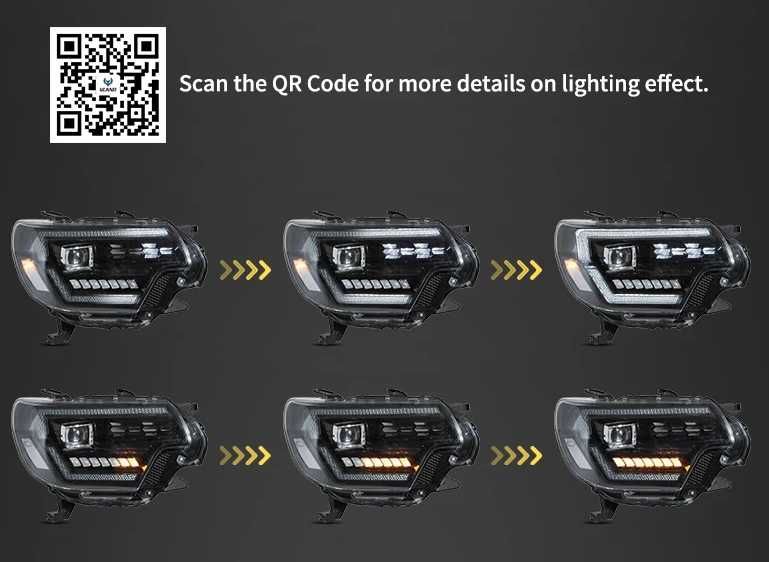 Комплект тунинг фарове FULL LED Toyota Tacoma 2012-2015
