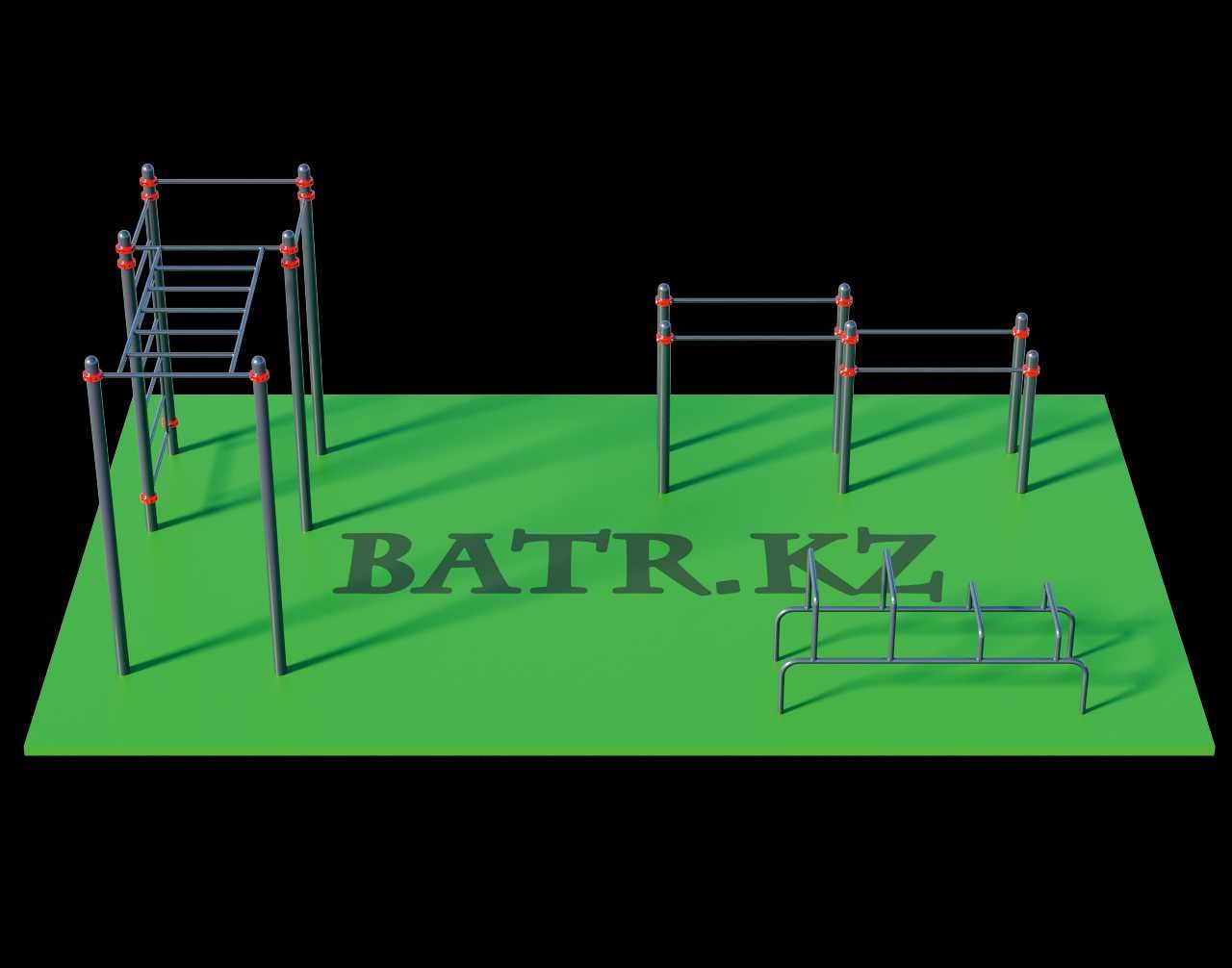 Воркаут BS-203 от завода BATR.KZ! Турник, Шведская стенка, Тренажеры!