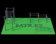 Воркаут BS-203 от завода BATR.KZ! Турник, Шведская стенка, Тренажеры!