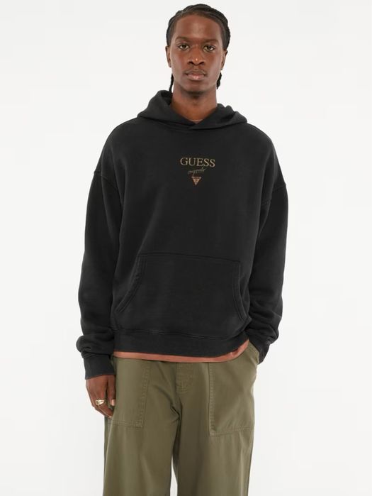 Худи GUESS Original — новое, унисекс, чёрное, размер M СКИДКА 50%