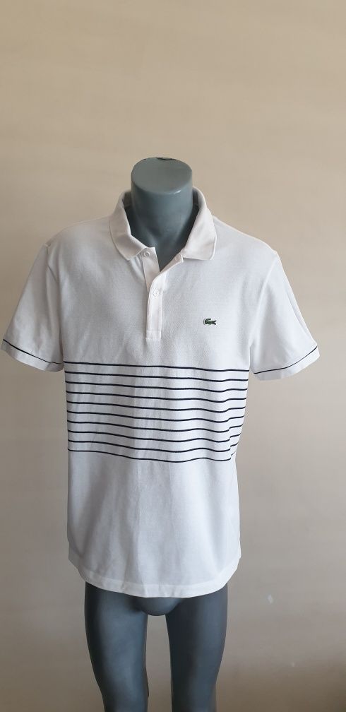 Lacoste Pique Cotton Mens Size 6 - XL  НОВО! ОРИГИНАЛ! Мъжка Тениска!
