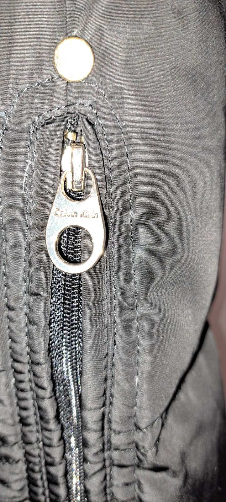Calvin Klein оригинално яке  гъши пух ,естествен пух на качулкатаS ра