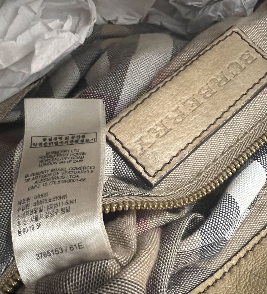 Geanta vintage originala Burberry