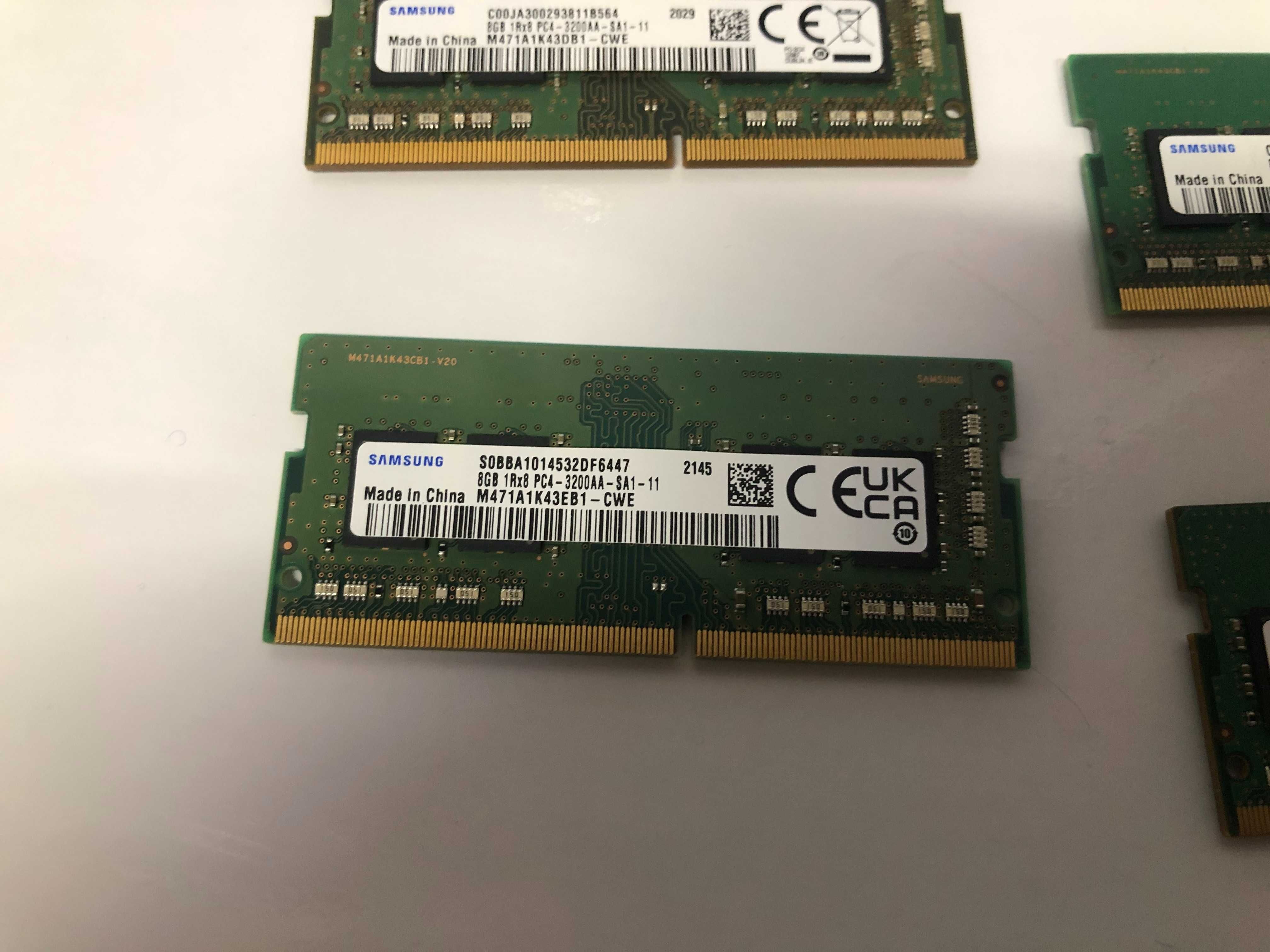 Memorii laptop Sodimm DDR4 8 Gb 3200 Samsung M471A1K43EB1, Garantie