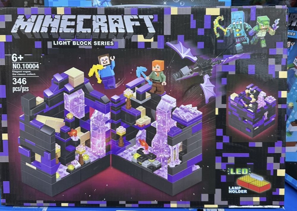 Конструктор Майнкрафт 346 части, Minecraft