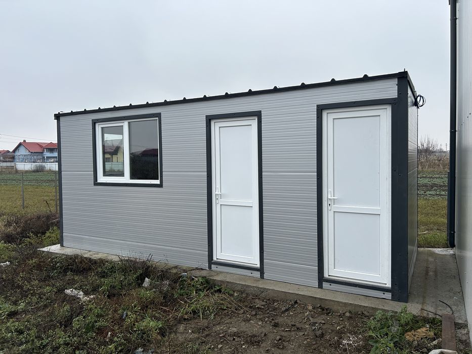 Container modular birou si baie 6x2,5x2,5