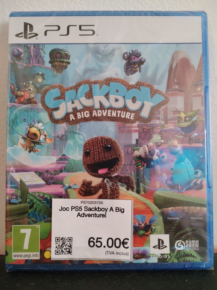 Sackboy a big adventure SIGILAT playstation 5 sackboy ps5