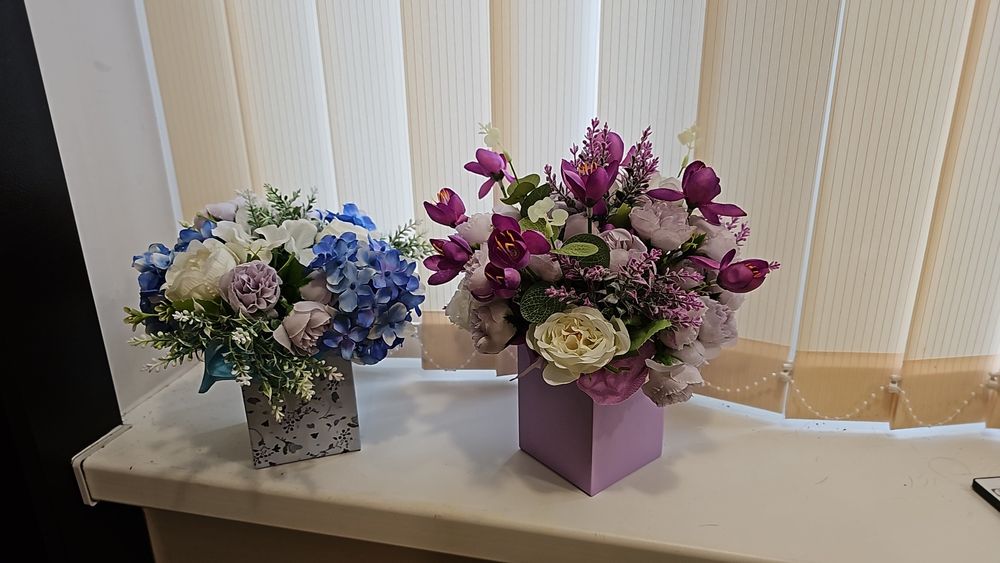 Дизайнерски букети от изкуствени цветя