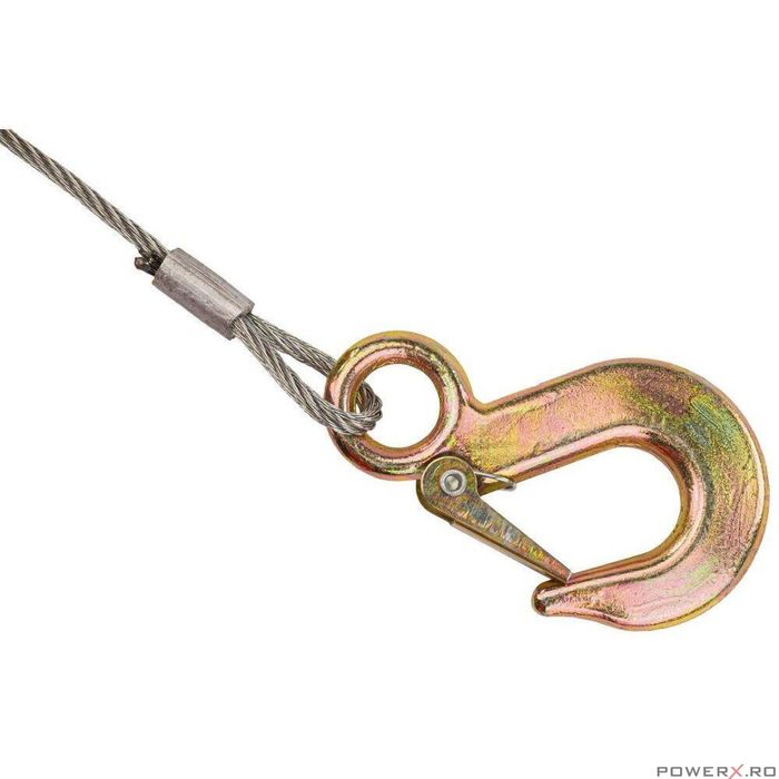 Troliu manual 454 Kg, cu cablu 5m, Powermat