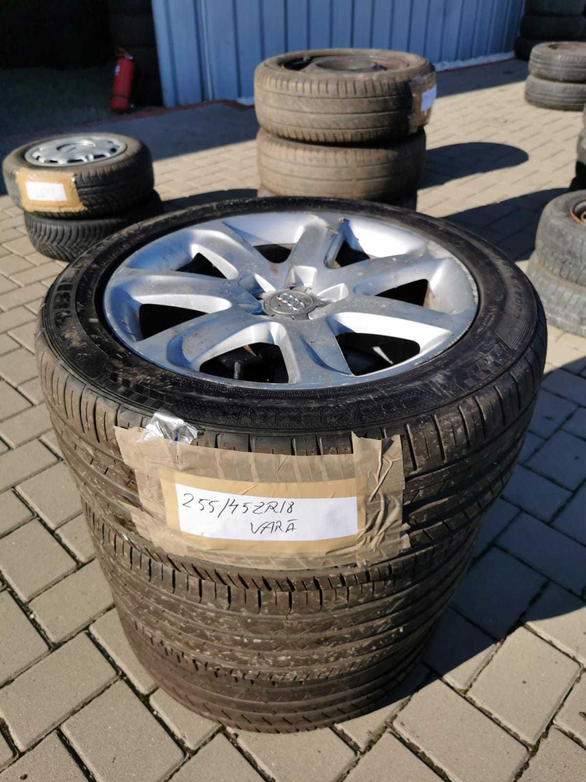 JANTE AUDI cu anvelope de vara 255/45 ZR18