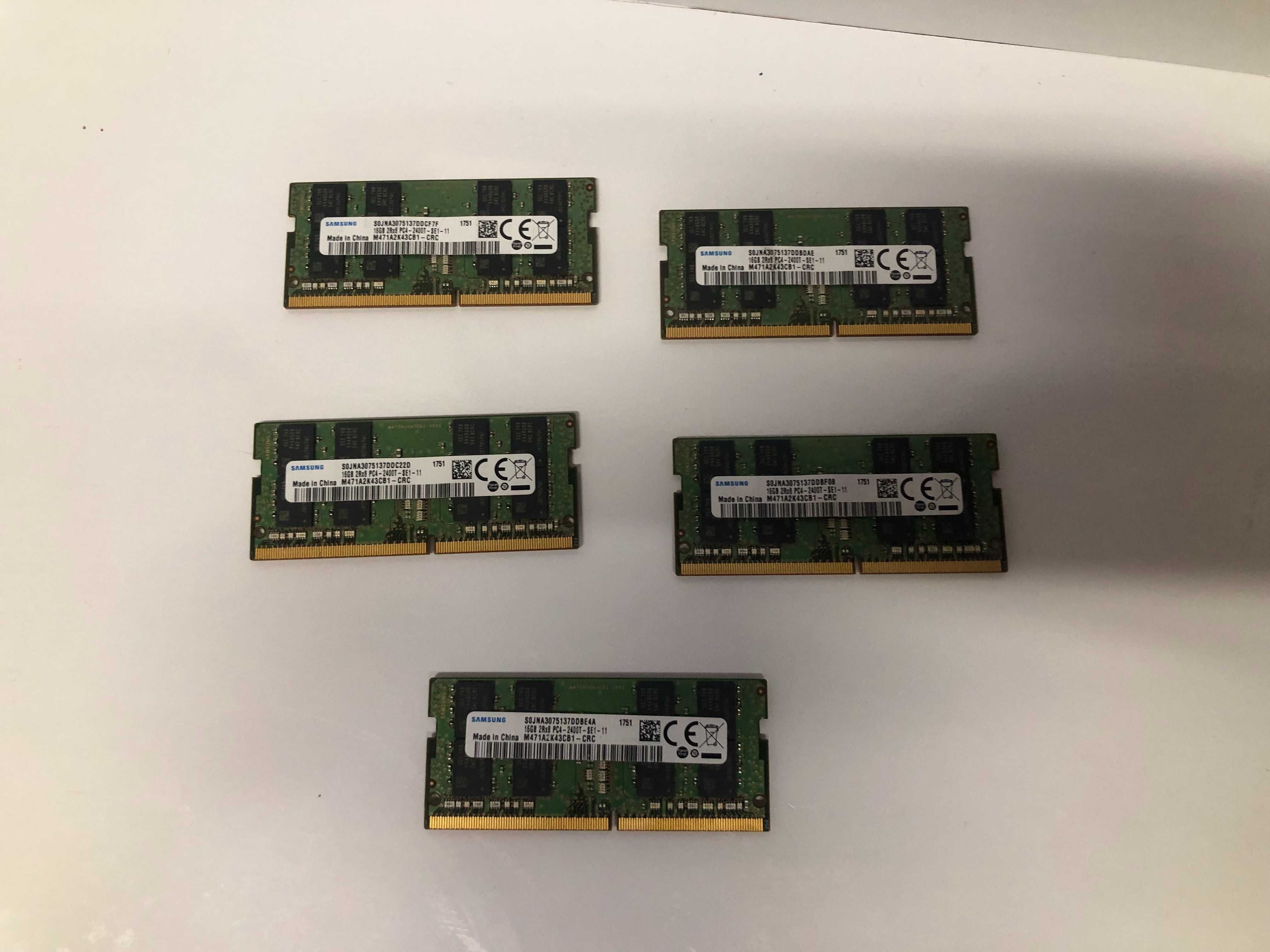Memorii laptop Sodimm DDR4 16 Gb 2400 SAMSUNG M471A2K43CB1, Garantie