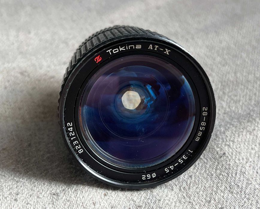 Obiectiv Tokina AT-X 28-85mm f 3.5-4.5 montură Nikon made in Japan